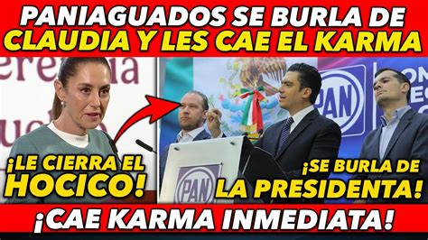 Paniaguados Se Burlan De La Presidenta Y Les Cae El Karma Claudia Le