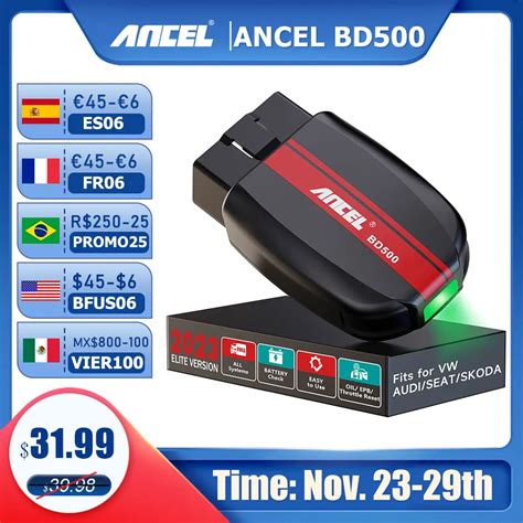 Ancel Bd Obd Bluetooth Scanner All System Car Code Reader With