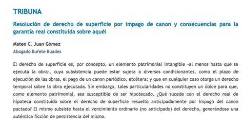 Diario La Ley Publica El Art Culo De Mateo Juan Sobre Contrataci N