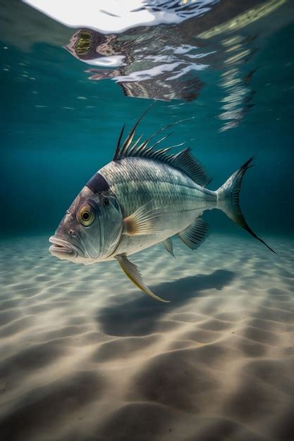 Um Peixe Na Gua Por Pessoa Foto Premium