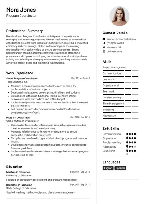 15 Program Coordinator Resume Examples And Templates For 2024