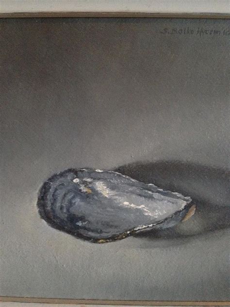 Blue shell.. Painting by Siri Balke Hveem | Fine Art America