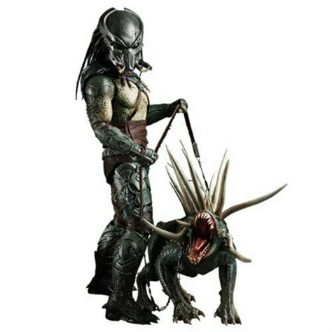 Hot Toys Tracker Predator With Hound Scale Figure Anime Assembly Cute Dolls Elf