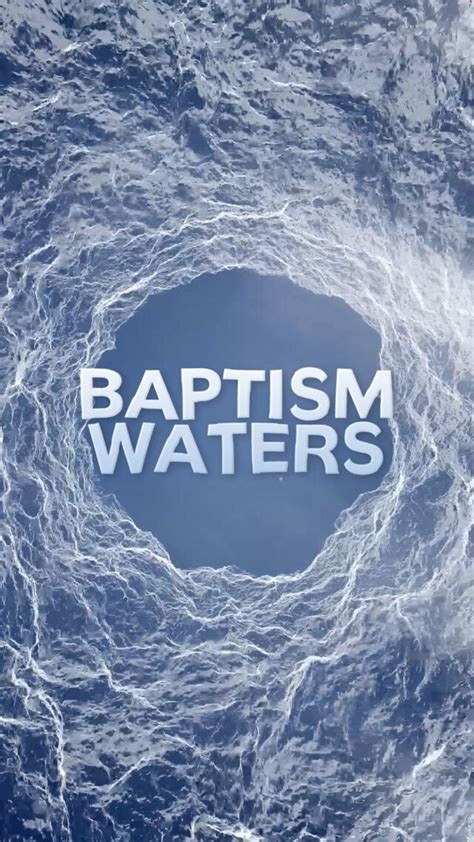 Motion Graphics Baptism Waters Church Visuals