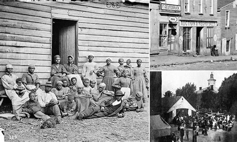 American Slave Auctions Revealed In Photographs Daily Mail Online