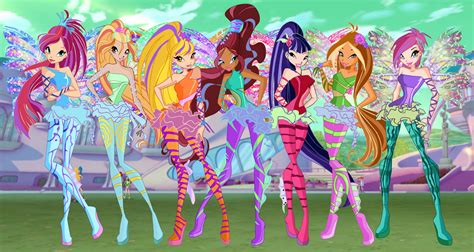 Winx Club Sirenix Group With Daphne By Awestesr On Deviantart