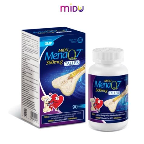 MiduMenaQ7 360mcg Taller (hộp 90 viên) | Shopee Việt Nam