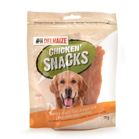 Delhaize Snacks Chien Strips Poulet 170 Gr Delhaize