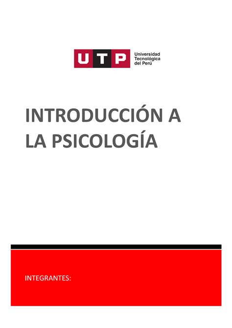 S04 S1 Pioneros En La Psicología IntroducciÓn A La PsicologÍa Integrantes ¿cuál Es