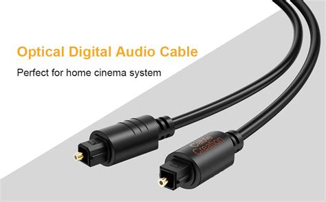 Cablecreation Cable Ptico M Digital Optical Audio Cable Toslink