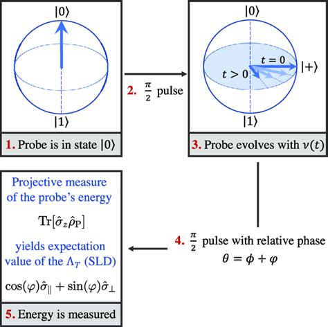 Schematic Of The Interferometric Protocol With Its Five Steps That