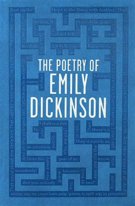 The Poetry Of Emily Dickinson Book By Emily Dickinson Official