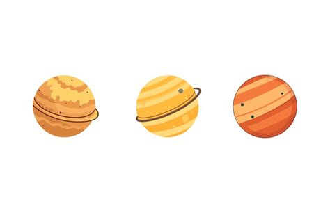 Venus Planet Space Royalty Free Vector Image Vectorstock