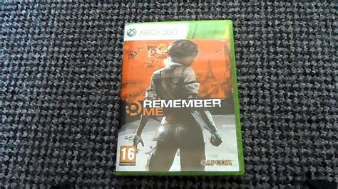 Remember Me Xbox Unboxing Youtube