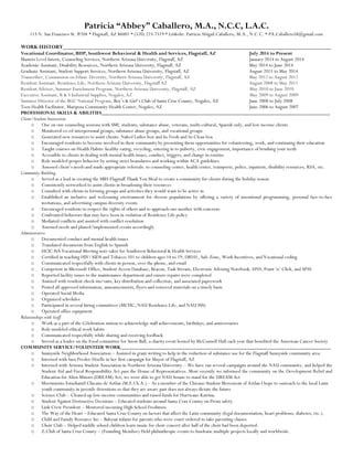 Patricia Caballero Resume 8 2016 PDF