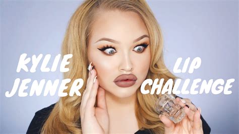 KYLIE JENNER LIP CHALLENGE! | NikkieTutorials