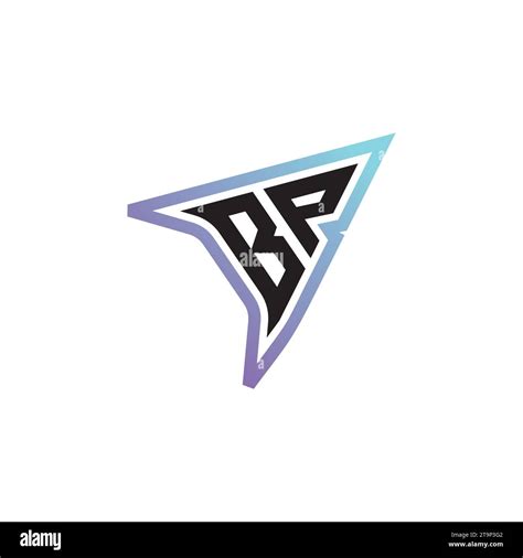 Bp Letter Combination Cool Logo Esport Or Gaming Initial Logo As A