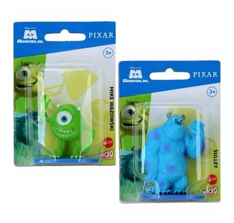 Mini Kit Figuras Disney Pixar Monstros S A Cm Mattel Mercado Livre