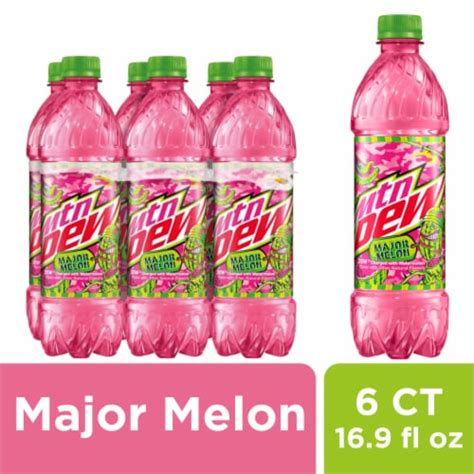 Mountain Dew Major Melon Soda Bottles Pk Fl Oz Smiths