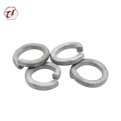 DIN Grade Carbon Steel Spring Washer Hot Dip Galvanized Spring Washer