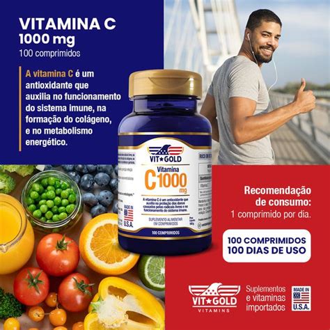 Vitamina C Mg Vitgold Comprimidos Vitgold