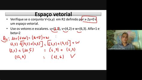 Álgebra Linear Espaço Vetorial no R2 Geogebra YouTube