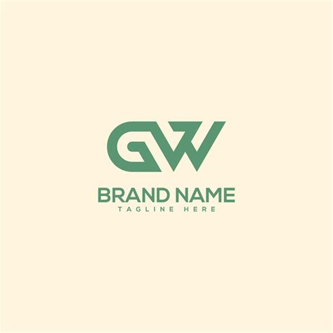 Premium Vector Monogram Professional Unique Letter Gw Wg Logo Design