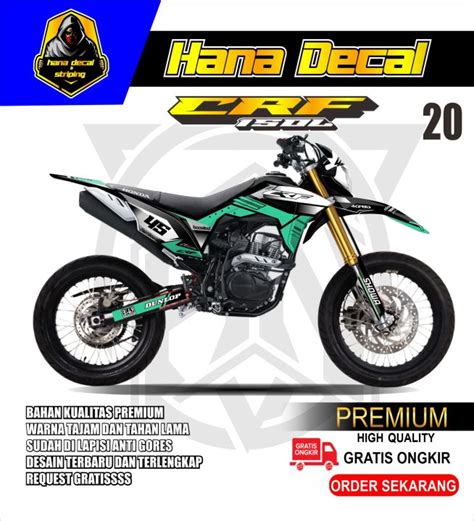 Decal Crf L Full Body New Desain Stiker Sticker Dekal Crf L