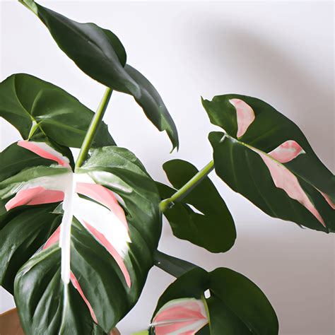 Pink Princess Variegated Monstera Vine Creative Fabrica