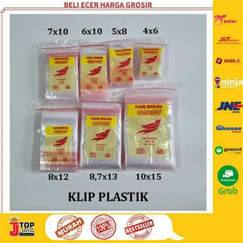 Jual Bungkus Plastik Plastic Klip Clip Seal Plastik Plastic Bening