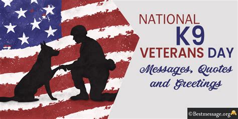 National K9 Veterans Day Messages Quotes And Greetings