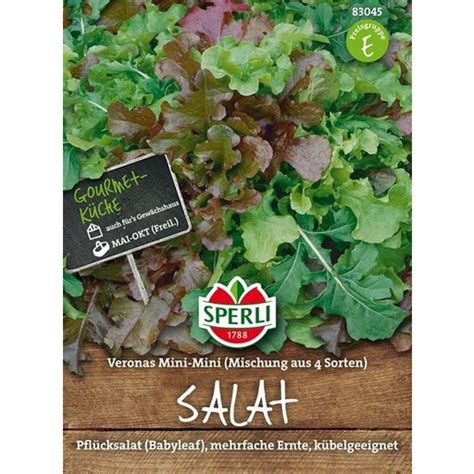 Sperli Salat Mischung Baby Leaf Veronas Mini Packung Bloomling