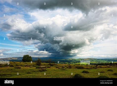 Storm clouds gathering across the Scottish moors Stock Photo - Alamy