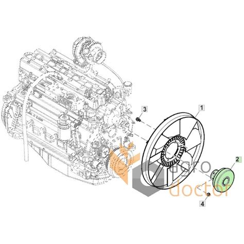 Al Engine Fan Viscous Coupling Suitable For John Deere Oem