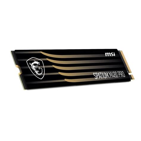 Ssd Msi Spatium M Pro Tb M Nvme Pcie Gen X