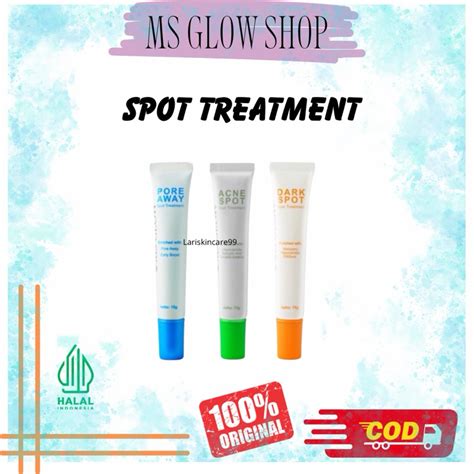 Jual Spot Treatment Ms Glow Acne Spot Dark Spot Pore Away Totol