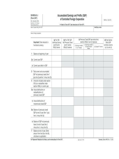 5471 Schedule J Instructions Fill Out Sign Online DocHub