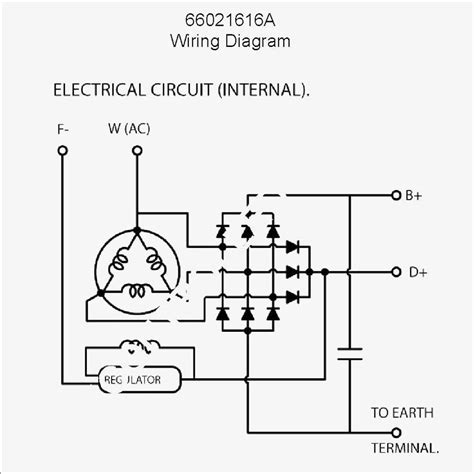 Simple Wiring Diagram For Delco Remy 3 Wire Alternator