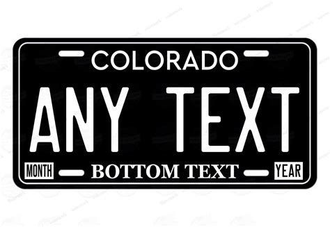 Colorado Novelty Personalized Auto License Plate Tag For Auto Car Atv Bicycle Ebay