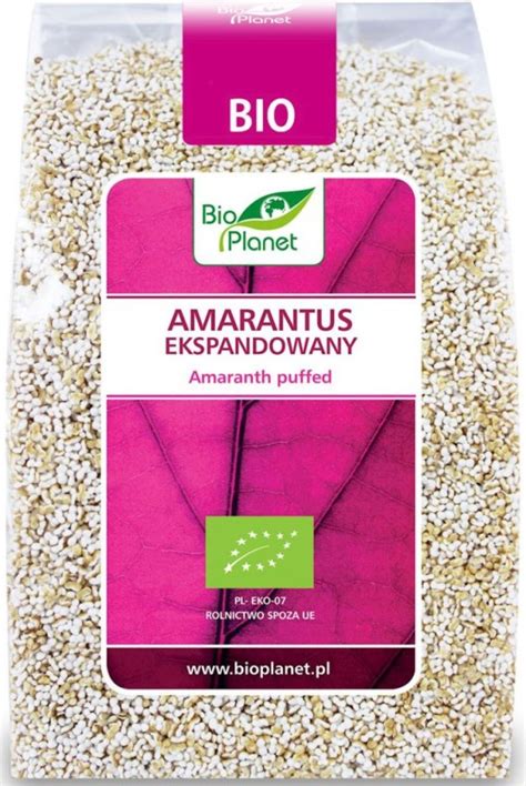 AMARANTUS EKSPANDOWANY BIO 100 g BIO PLANET Darmowa dostawa od 40 zł