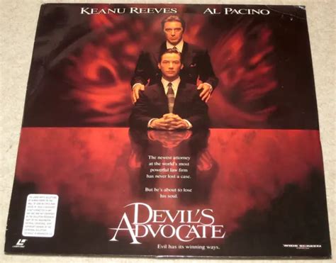 KEANU REEVES DEVIL'S ADVOCATE Al Pacino Charlize Theron LASERDISC LD NTSC Horror EUR 4,65 ...