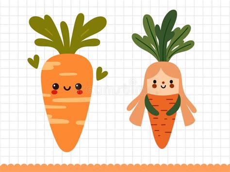 Cartoon Carrots Isolated Stock Illustrations 4 498 Cartoon Carrots