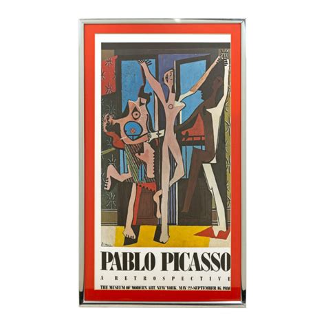 Vintage Pablo Picasso Poster From The Museum Of Modern Art Grandview Mercantile