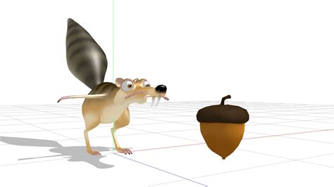 Scrat and his Acorn (MMD DL) by TheThomasTrainzUser on DeviantArt