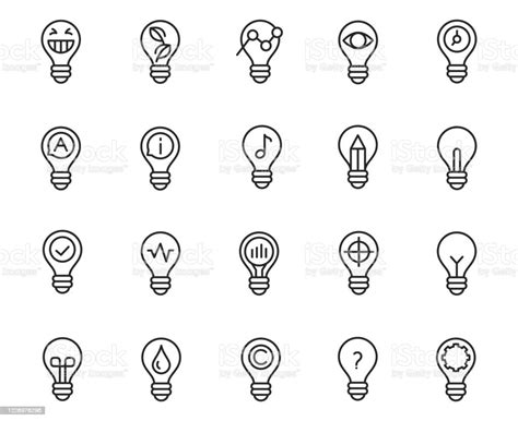 Creative Light Bulb Design Stock Illustration Download Image Now