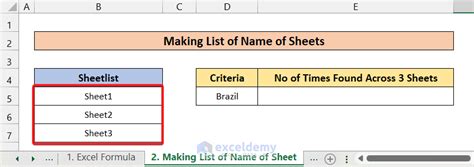 How To Use Countif Function Across Multiple Sheets In Excel