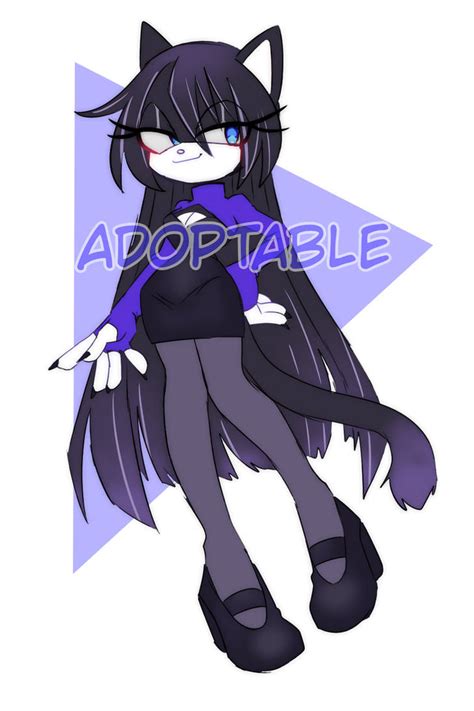 Black Cat Sonic Adoptable[closed] By Oertemy On Deviantart