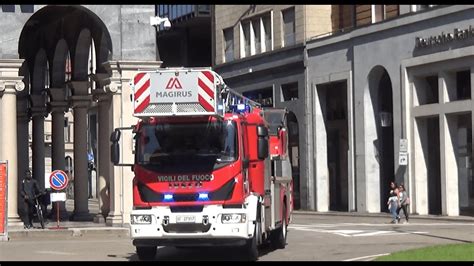 Autoscala Iveco EuroCargo Vigili Del Fuoco Varese In Emergenza Fire