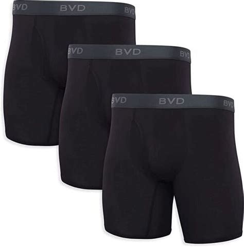 Bvd Mens 3 Pack Modal Blend Underwear Breathable And Sustainable Fabric