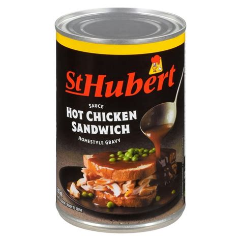 St Hubert Hot Chicken Sandwich Sauce Hot Chicken Sandwich Gravy Walmart Ca